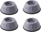 Plastic Shock Absorber Suction Cup Stand Pads for Large Appliances (Grey, Pack of 4)