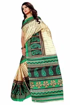 SVB साड़ी टफेटा साड़ी विदआउट ब्लाउज पीस 