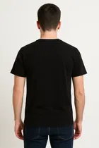 Round Neck Feather Printed T-Shirt for Men 