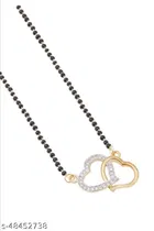 Alloy Mangalsutra with Earrings for Women 