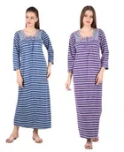 Woolen Hosiery Nighty for Women 