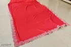 Georgette Saree for Women, Red 