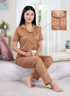 Satin Nightsuit for Women 