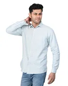 Poly Cotton Full Sleeves Solid Shirt for Men 