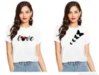Half Sleeves Printed T-shirts for Women & Girls 