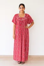 Sarina Printed Nightdress for Women 