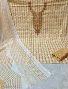 Cotton Printed Unstitched Dress Material for Women 