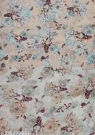 Printed Chiffon Scarves with Tassels for Women, Multicolor, Pack of 2