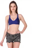 Cotton Blend Non Padded Bra for Women 
