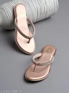 Shoetopia Girls Embellished Flat Sandals - Pink Size 5.0