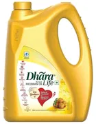 Dhara Refined Rice Bran Oil 4.55 Kg 