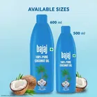 Bajaj 100% Pure Coconut Oil 600 ml 