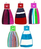 Soft Cotton Double Side Hanging Hand Towel 