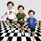 Cotton Blend Printed Clothing Set for Boys, Multicolour, Pack Of 3 
