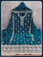 Vichitra Silk Punjabi/All Over Suits for Women 