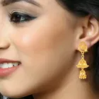 Oxidised Gold Plated Alloy Earrings for Women 
