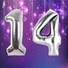 Foil Balloon for Birthday Celebration, No. 14 