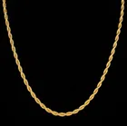 Alloy Gold Plated Chain for Men 