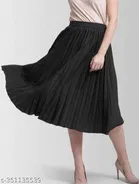 Crepe Skirt for Women 