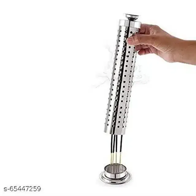 Stainless Steel Incense Holder (Silver)
