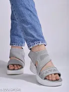 Mesh Heel Sandals for Women 