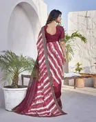 Georgette Printed Saree for Women 