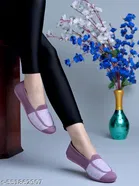 Solid Mesh Ballerinas 