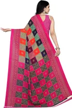 Georgette Printed Saree for Women 
