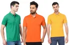 Solid Polo T-shirt for Men, Pack of 3 