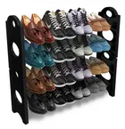 Plastic 4 Layer Shoe Rack 