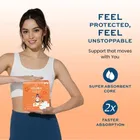 वेलोरा ड्राई फील स्ट्रेट सेनेटरी पैड 