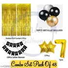 48 Pcs 7th Birthday Decoration kit for Kids, Multicolour, Set of 1