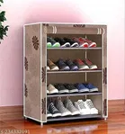 Metal 4 Layer Collapsible Multipurpose Rack 