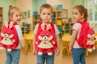 Rabbit Teddy Soft Material School Bag For Kids 