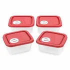 Food Storage Container Set of 4 Pink