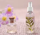 Transparent Plastic Empty Refillable Reusable Fine Mist Spray Bottle Container for Sanitizer, Perfume, Travel, Home Care 