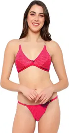 Cotton Blend Lingerie Set for Women 