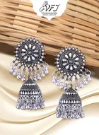 Oxidised Alloy Earrings for Women 
