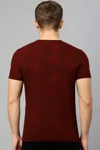 Round Neck Printed T-Shirt for Men 