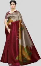 Art Silk Printed Saree for Women 