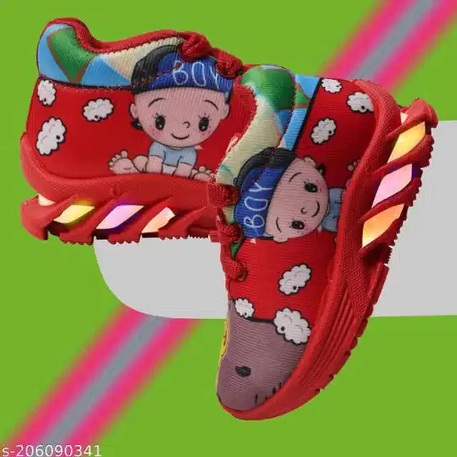 Casual Shoes for Kids (Red, 2.5-3 Years)