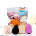 10 Pcs Makeup Brushes & Makeup Brush Cleaner with 6 Pcs Makeup Blender 