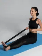 AJRO DEAL Yoga Strap Stretching Belt with D-Ring Buckle for Stretching, Yoga & Exercise Polyester, Cotton Yoga Strap 