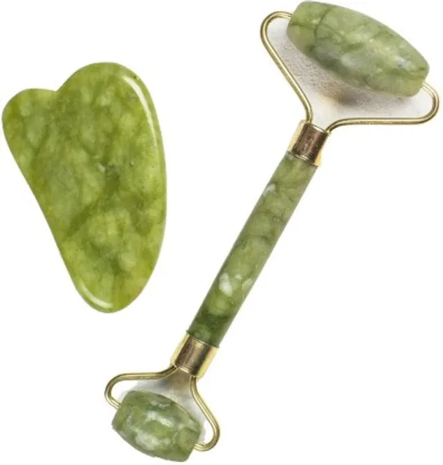 Face toning & serum application Face Massager| For men & women Massager, Green, Pack of 1
