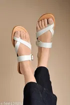 Shoetopia Green Flatform Flat Sandals Size 6.0