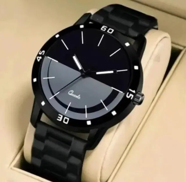 Elegant Analog watch for Men & Boys (Black)