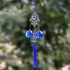 Evil Eye Hanging with Shui Turkish Hamsa Hand 2 bells Wind Chime