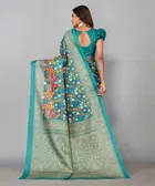 Saree with Unstitched Blouse for Women 