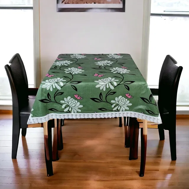 PVC Table Cover (Multicolor, 40x60 Inches)
