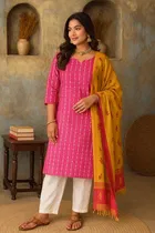 Cotton Striped Kurti for Women 